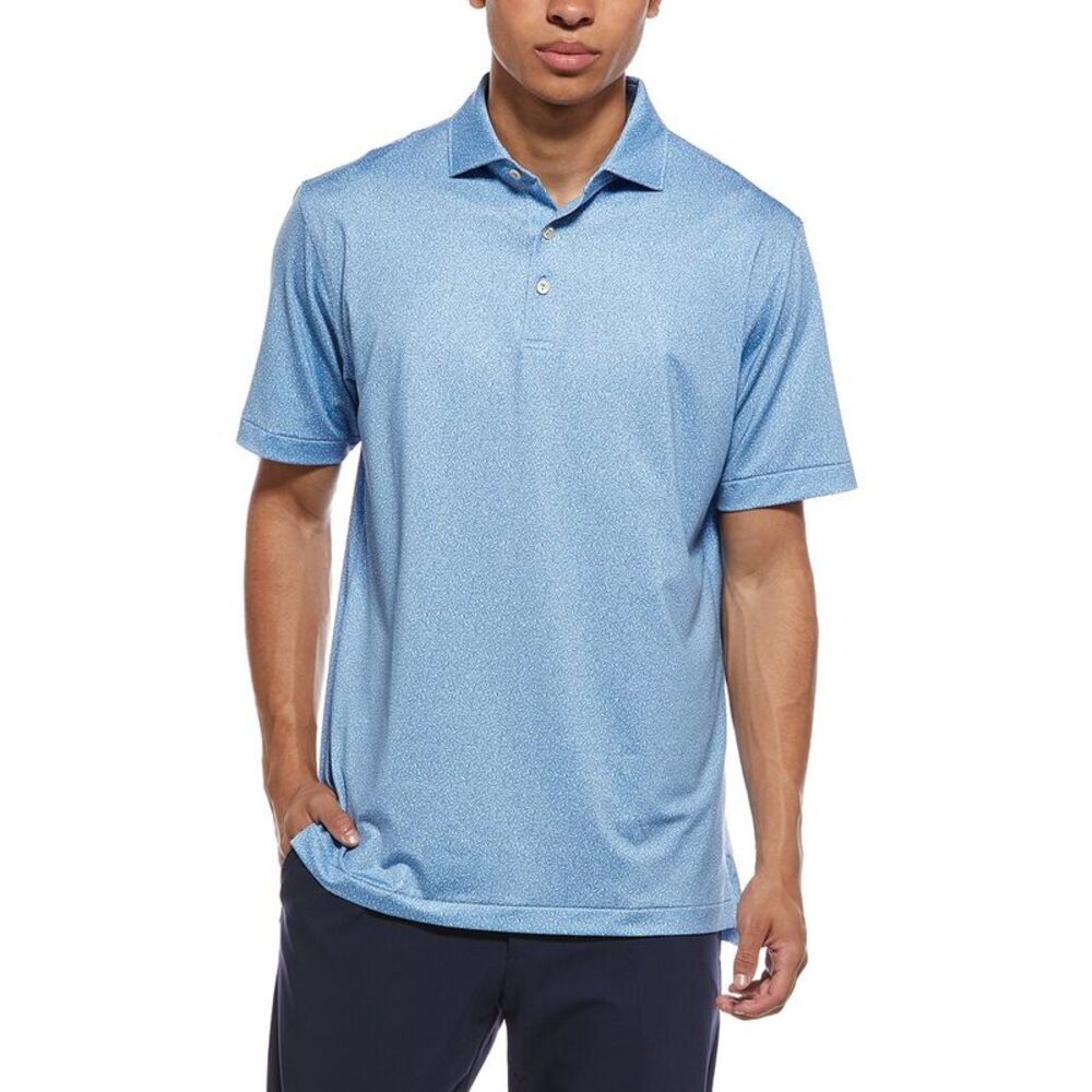 Peter Millar Mens  Polo Shirt, Blue